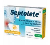 Krka Farmaceutici Milano Septolete 16past 3+1mg Lim Mie