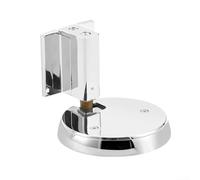 Septoolshop Fermaporta magnetico pesante, design in lega di zinco, montaggio a terra, autoadesivo, con viti, profilo extra piatto, adatto per casa e ufficio, diversi colori (argento)