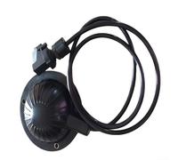 Septoolshop Interruttore a pressione dell'aria a pedale impermeabile antipolvere con cavo di alimentazione 24x21mm 220V 15A per il controllo degli urti in ambienti umidi o oleosi