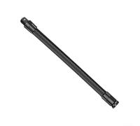 Septoolshop Set di adattatori per barra di estensione flessibile da 1/4 3/8 1/2 pollici, albero flessibile da 350 mm, estensore di coppia a cricchetto, in acciaio resistente cromato lucido per spazi