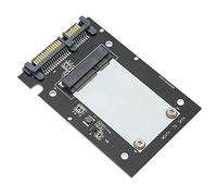 Septpenta Adattatore da MSata a SATA III, Supporto SSD MSata Half Size 26,8 MM e Full Size 50,95 MM, velocità 6 Gbps, Supporto Materiale PCB Disco a Stato Solido SSD MSata per Uso Desktop