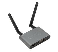 Septpenta Adattatore Display Wireless VGA, Uscita Doppio Schermo, Ricevitore Wireless, Streaming Multimediale Video/Audio/File, Modulo Wi Fi 5Ghz Integrato, Kit Ricevitore Trasmissione Extender 4K