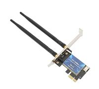 Septpenta Adattatore Wireless PCIE, Interruttore a Doppia Frequenza 2,4 GHz 5 GHz, Trasmissione Chip 7265 Stabile Ed Efficiente, 2 Antenne ad Alto Guadagno 5 Dbi, Bluetooth 4.1 Adatto per PC Windows