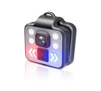 Septpenta Body Camera, 1080P Mini Outdoor Sports Security Videoregistratore Indossabile Wireless, 3 Tipi di Luci a LED, Registrazione Video One Touch Personale per Viaggi, Sport, Corsa