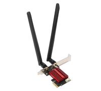 Septpenta Scheda di Rete Pcie, Scheda Adattatore Wifi Pcie 2.4Ghz 300Mbps 5Ghz 867Mbps MU MIMO BT4.2, Adattatore Ethernet PCI Express per Chassis Desktop