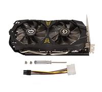 Septpenta Scheda Grafica Rx580 8G Gddr5, Frequenza 1244/7000 MHz Schede Grafiche di Gioco Integrate a Dissipazione Rapida del Calore, Doppia Ventola Interfaccia HDMI 3 DP per Computer