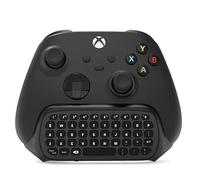 Septpenta Tastiera Controller per Xbox Series X Series S One One S, Pulsanti in Silicone, con Cuffie e Jack Audio da 3,5 MM, Tastiera per Chat di Gioco con Ricevitore USB da 2,4 GHz(Nero)
