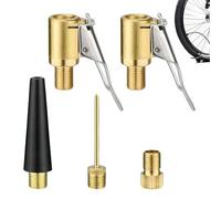 SEPWGUMD Set adattatori Multifunzione valvola 5 Pezzi compatibili con Bosch EasyPump per Auto Bici palloni, Mini Kit gonfiaggio Portatile per Viaggi casa Esterni