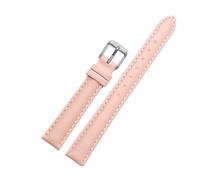 SEQLTWFC 12 14 16 18 mm Ladies Vera Pelle Cinturini Rosa Bianco Rosso Compatibile con Casio Fossil Cinturino Lily 2 Cinturino in Pelle Mucca, 20mm, Acetato, Nessuna pietra preziosa