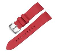 SEQLTWFC 20 21 22 23 24 mm sgancio rapido cinturino in gomma FKM compatibile con Casio Seiko Tissot Citizen Omega Longines cinturino in silicone sportivo, 22mm, Acetato, Nessuna pietra preziosa