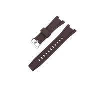 SEQLTWFC Accessori for orologi Cinturino in gomma for orologio da uomo compatibile con GST Heart Of Steel B100 GST-S110/W300/410 Cinturino in acciaio inossidabile da donna(Black Gray)