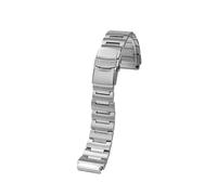 SEQLTWFC Bracciale in acciaio inossidabile compatibile con il cinturino for orologio SEIKO No. 5 Precision Steel, modello Red Toothed Water Ghost Monster SRPH75K1 SKX781(Silver)