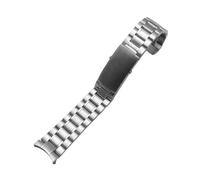 SEQLTWFC Cinturini for orologi in acciaio inossidabile 316L argento da 18 mm, 20 mm e 22 mm, compatibili con Omega Seamaster Speedmaster Planet Ocean.(5Beads-Silvery,22mm)