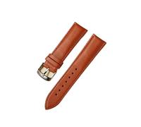 SEQLTWFC Cinturini for orologi in pelle di vitello da 14 mm, 16 mm, 18 mm, 20 mm, 22 mm, accessori for orologi, bracciali da uomo e da donna, cinturini for orologi da polso(Light Brown,18mm)