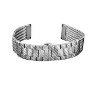 SEQLTWFC Cinturino in acciaio inossidabile con maglia Milano di alta qualità compatibile con Citizen JY8078 JY8037 JY8031, cinturino for orologio da uomo di lusso da 22 mm e 23 mm.(22mm)