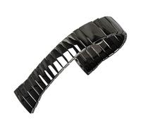 SEQLTWFC Cinturino in ceramica compatibile con la serie Rado Sintra, cinturino in ceramica nera da donna e uomo, 17 mm 26 mm(26mm)