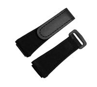 SEQLTWFC Cinturino in nylon compatibile con Richard Mille RM011 RM3502 RM056, cinturino da polso in tela, cinturino da uomo.(Noir)