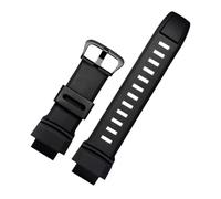 SEQLTWFC Cinturino in silicone compatibile con Casio Watchband Protrek PRG-500 510 550 280 250 PRG-260 270 500 PRW-3500 2500 5100 Band 18mm(Black bk)