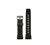 SEQLTWFC Compatibile con il cinturino in silicone e resina Casio MTG-B3000B/BD, cinturino for orologio sportivo MTG B3000, bracciale in TPU nero da uomo, anello in metallo(Black black A)