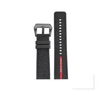 SEQLTWFC Compatibile con Panerai SUBMERSIBLE Band Luna Rossa PAM1466 PAM1391 PAM1565 Bracciale Cinturino in gomma 22MM 26MM Cinturino for orologio da uomo 24MM Impermeabile(Black -black,26mm-width)