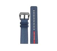 SEQLTWFC Compatibile con Panerai SUBMERSIBLE Band Luna Rossa PAM1466 PAM1391 PAM1565 Bracciale Cinturino in gomma 22MM 26MM Cinturino for orologio da uomo 24MM Impermeabile(Blue -black,22mm-width)