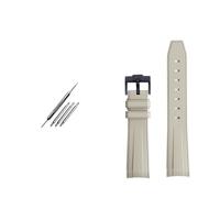 SEQLTWFC Compatibile con Rolex Omega X Swatch Joint MoonSwatch Constellation cinturino in gomma sportivo impermeabile 20 mm Curvedor cinturino for orologio morbido BAND(Apricot black clasp)