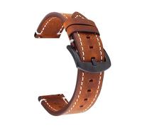 SEQLTWFC Compatible With Samsung Watch Strap Compatible With Huawei Watch Gt2/Gt3 Sport Belt(Brown,20mm)