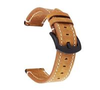 SEQLTWFC Compatible With Samsung Watch Strap Compatible With Huawei Watch Gt2/Gt3 Sport Belt(Yellow Brown,22mm)