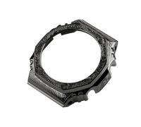 SEQLTWFC DW5600 GA2100 Kit Modificato Compatibile con Cinturino Casio DW-5600 DW-5610 GA2100 GA2110 Uomo, Cinturino Retro intagliato in Acciaio Inossidabile, Cassa in Metallo, GA-2100 GA-2110, Acetato