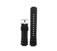SEQLTWFC Gomma compatibile con cinturini in silicone Casio G-SHOCK serie 4778AW-591/590/5230AWG-M100/101(Black silver clasp)