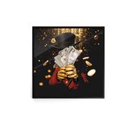 SEQUENZE DREAM BIG GOLD RAIN QUADRO 40X40 CM
