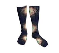 Sequenze Frattali Geometria Sacra Donna Uomo Calze Da Trekking Anti-Attrito Calze Escursionismo Leggeri Calzini Sportivi Per Camminate Passeggio Sport