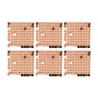 Sequin Wall Panels | 6PCS Glitter Backdrop for Photography & Party Decor | PVC Shiny Wall Decor for Engagement/Birthday/Anniversary | Reusable Sparkling Wall Backdrop (Pink Gold)