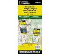 Sequoia and Kings Canyon Day Hikes and National Parks Map [Map Pack Bundle]