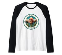 Sequoia National Park California Family Trip Tramonto Maglia con Maniche Raglan