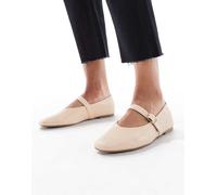 SEQWL - Iris - Ballerine con tomaia alta color crema-Bianco 38