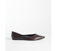 SEQWL Wide Fit - Scar - Ballerine a punta marrone cioccolato a pianta larga 7