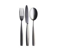 Ser. 30 pz Mediterranea Ice in Acciaio Inossidabile, colore Acciaio Satinato, Lavabile in lavastoviglie inox