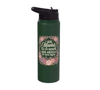 Ser Abuela No Tiene Precio Spagnolo Nonna Floreale Mamá Madre Stainless Steel Insulated Water Bottle
