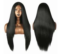 Ser Mulher ANNABELLE Parrucca Front Lace Capelli lunghi e lisci, aspetto Naturale, resistente al calore. (1 Nero)