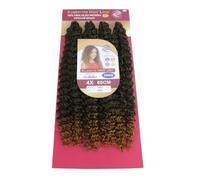 Ser Mulher Lizzy Extension Capelli Ricci | Texture effetto naturale | Applicazione rapida | per Crochet Braids- 300Gr 60cm (T/27 Brown Degradee)