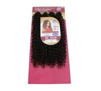 Ser Mulher Lizzy Extension Capelli Ricci | Texture effetto naturale | Applicazione rapida | per Crochet Braids- 300Gr 60cm (4 Dark Brown)
