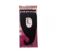 Ser Mulher Marli Extension a tessitura di alta qualità | Confezione da 9 | 320 grammi | Extension lavabili in Bioproteina (1 - Black)