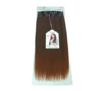 Ser Mulher THELMA - Extension con Clip - capelli lisci, lunghi- 7 Tessiture con Clip da 60cm (T-30 Dark Brown Degradee)