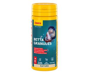 Sera Betta Granules mangime per pesci labirintidi 50 ml - 1° ORDINE? scegli lo sconto BZR5 / BZR20 + 200 punti fedeltà
