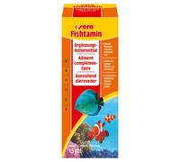 sera fishtamin 15ml | mangime complementare per pesci d'acquario | la dose 15 ml