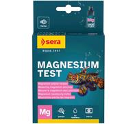 sera Magnesium Test 15ml |Misura livello di magnesio per stabilizzare calcio e favorire alghe rosse e coralli | Kit analisi acqua con cuvetta, siringa, cucchiaino, scheda di valutazione