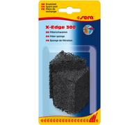 SERA Mousse Filtrante X-Edge 300 2 Pezzi Nera, Schiuma Filtro