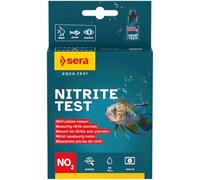 sera Nitrite Test 15ml | Misura livello di nitriti per rilevare picchi tossici e proteggere pesci e invertebrati | Kit analisi acqua con cuvetta, siringa, scheda di valutazione |per Acquari e Laghetti