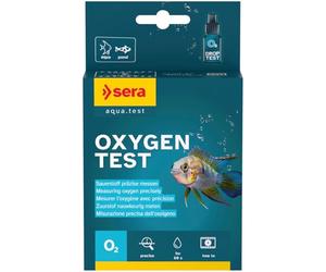 sera Oxygen Test 15ml | Misura livello di ossigeno per rilevare carenze e migliorare la qualità dell’acqua | Kit analisi acqua con cuvetta, siringa, scheda di valutazione | per Acquari e Laghetti